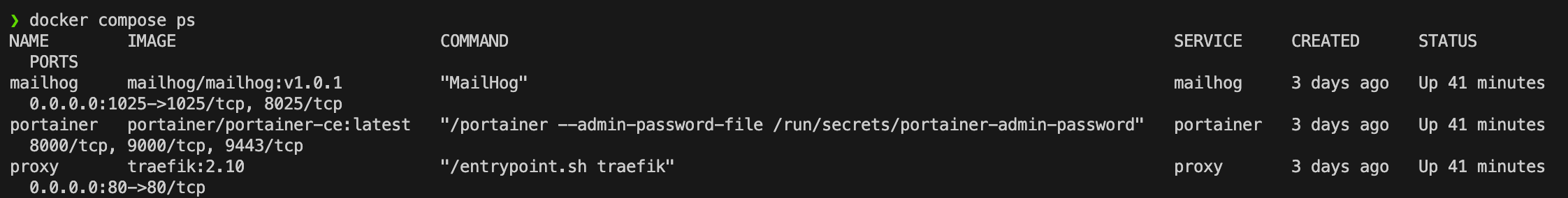 docker-compose-ps